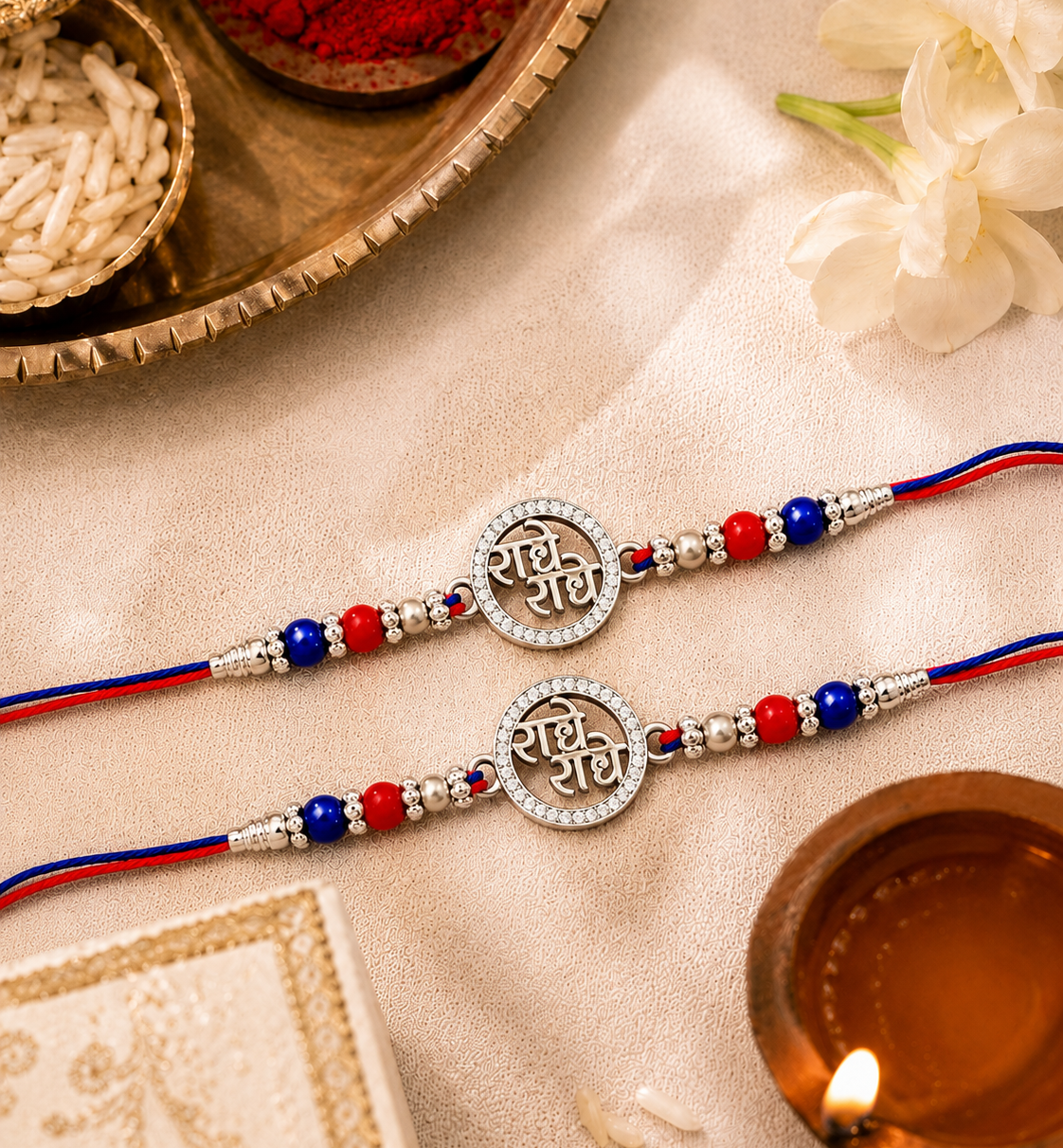 radhe-radhe-rakhi-pair