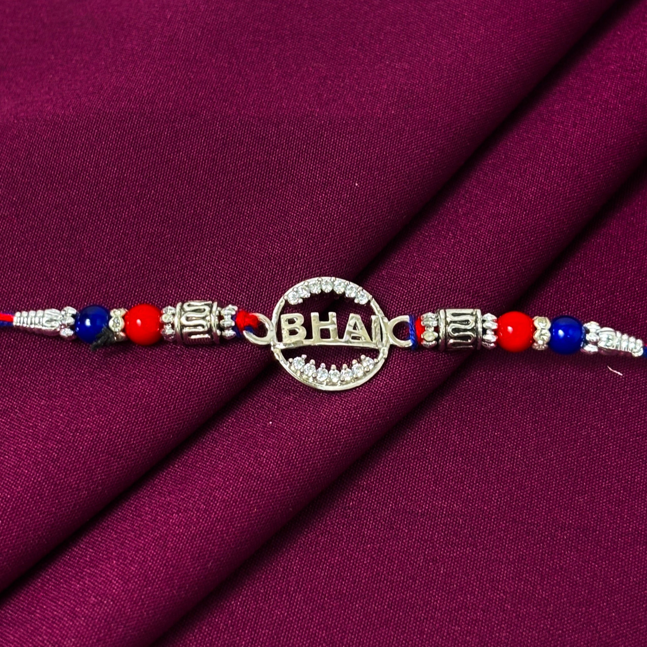 silver BHAI rakhi -4